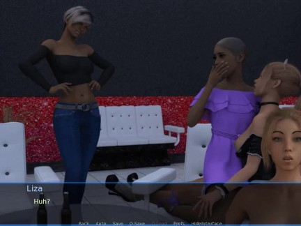 Liza’s Story:Lesbian Party Strap On Fucking-Ep 18