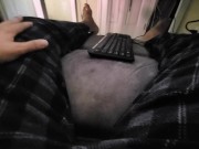 Sexy Pajamas Until His Moaning Cum Fantasy