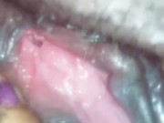 Young Horny celibate ebony masturbate