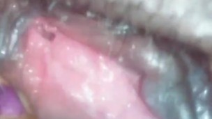 Young Horny celibate ebony masturbate