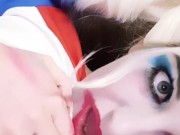 Lil monster licks & sucks titty for daddy!