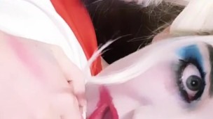 Lil monster licks & sucks titty for daddy!