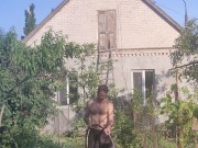 Since there was no rain, I water the garden. 16/16