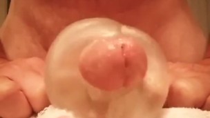 Fleshlight makes my fat cock cum