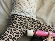 cute lesbian sub begs to cum || loud, screaming, trembling, intense orgasm