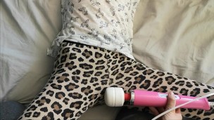 cute lesbian sub begs to cum || loud, screaming, trembling, intense orgasm