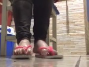 @tici_feet IG tici feet tici_feet havaianas + oil preview, 4 video for sale