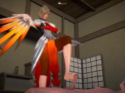 (3D Porn)(Overwatch) Mercy footjob 1/16