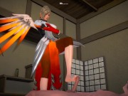(3D Porn)(Overwatch) Mercy footjob 3/16