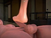 (3D Porn)(Overwatch) Mercy footjob 5/16