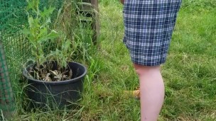 Pissing through fly of boxers (failed)