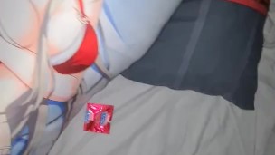cumming on my gf's face bc our condom ripped