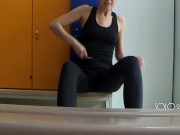  in leggings got in school locker room, public masturbation 14/16