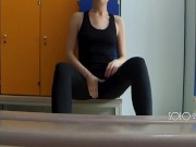  in leggings got in school locker room, public masturbation 6/16