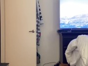 Peeping on my stepsis perfect ass! Cam 10/16