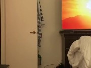 Peeping on my stepsis perfect ass! Cam 11/16