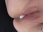 Amateur Goth BBW fucked by fans - two creampies! 16/16