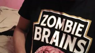 In my room watching TV 