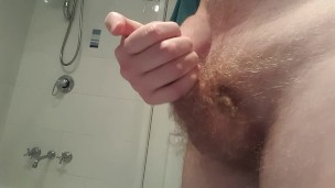 Hands free orgasm from thick cock