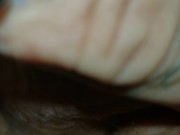 Bbw Milf peeing in the shower.  While her pussy is gently opened 1/16