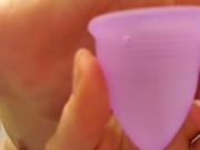 Period Cup Insertion And A PIss 4/16
