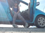 Having A Piss On The Side Of The Road 4/16