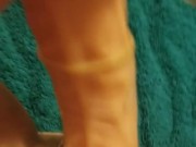 Cumming with my toy