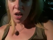 Bored And Extra Horny - Stuck In My Car So I Masturbated In A Parking Lot 16/16
