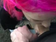 Гром прервал минет в лесу 7/16