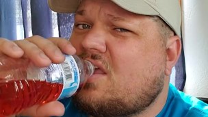 Me drinking water and not being sexual!