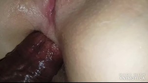Raw Anal close up on asshole and creampie