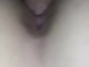 college girl gets of and cream pied by random guy