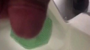 Come Cum with me at the urinal at work, than take a leak to finish off.