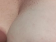 Milf gets her DDD boobs covered in cum 7/16