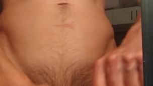 Hot Guy fondles his perfect cock