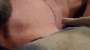 Vibrating n Stroking big cock cumshot