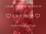 Innocent girl in a red dress public masturbation in a dressing room store 16/16