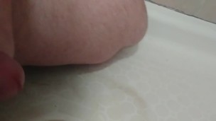 Cuming hard while riding dildo