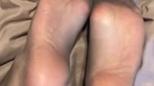 Q47 - Soles In Grey Stockings 