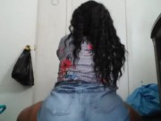 BBW Ass in Jean shorts teaser to onlyfans almond91 9/16