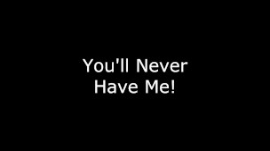 You'll Never Have Me! Ebony Ass Fetish