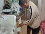 I'm collecting lunch for tomorrow. And eat late dinner. 5/16