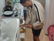 I'm collecting lunch for tomorrow. And eat late dinner. 6/16