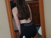 He walked in on me working out, so i fucked him..... 3/16