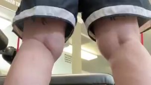 Sara Squats at the Gym