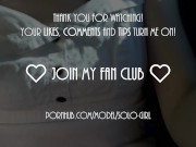 Tight wet pussy close up, public masturbation in a car in a parking lot 14/16