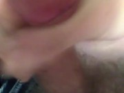 At the stroke of cum