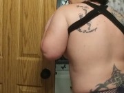 Horny Wife Strips for husband on Camera while he watches and cums for her 3/16