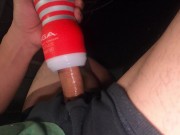 【高画質4Ｋ】○ギンギンのチンポをヌルヌルにしてパンツをはいたままテンガでオナニー - Screenshot 2 of 16 - Masturbate