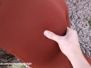 Fucked A Stuck Girl In The Forest And Got Caught While Cumming 3/16